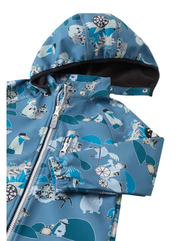 Reima Softshell Jacke " Moomin Vantti " in Blue Ocean