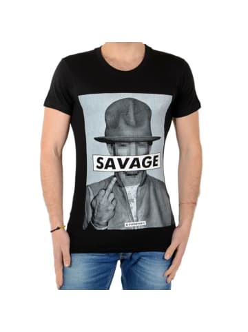 Eleven Paris Savrel-T-Shirt, Größe M Schwarz
