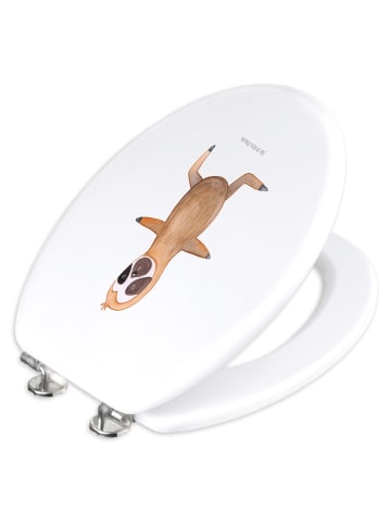 Mr. & Mrs. Panda Klobrille Faultier Yoga ohne Spruch in Weiß