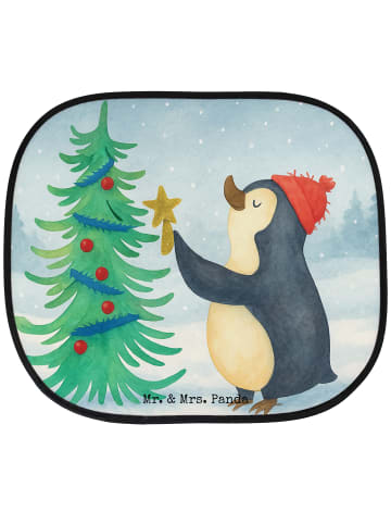 Mr. & Mrs. Panda Sonnenschutz Auto Pinguin Weihnachtsbaum Design... in Weiß
