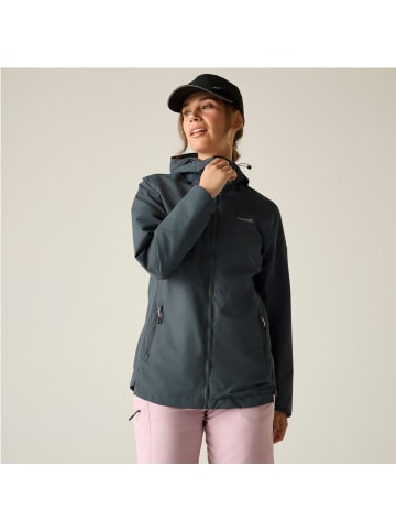Regatta Hamara IV Outdoorjacke Wasserdicht mit Kapuze in Dark Storm