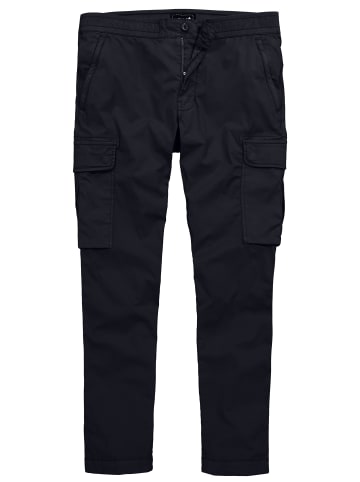 Men Plus Cargohose lang in navy blau