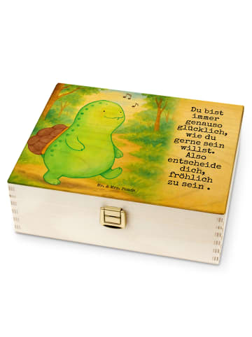 Mr. & Mrs. Panda Tee Beutel Halter Schildkröte Pfeifen Design mi... in Weiß