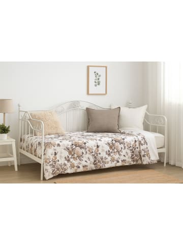 möbel-direkt Day-Bed / Einzelbett / Metallbett Ella in cremeweiß
