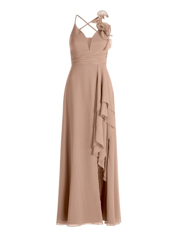 Vera Mont Chiffonkleid mit Volant in Soft Rouge