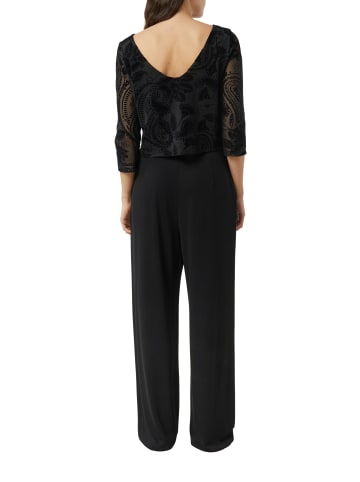 comma Jumpsuit in schwarz
