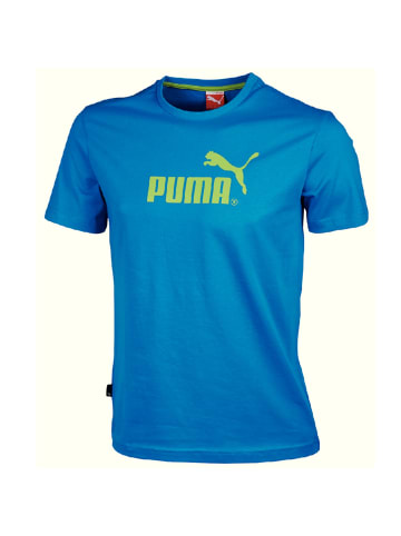 Puma T Shirt Baumwolle in blau