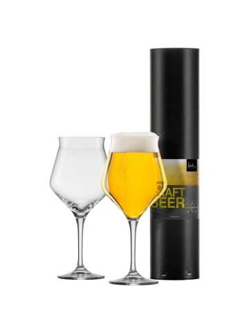 Eisch 2er Set Kelche / Biertulpen Craft Beer Experts 435 ml in transparent