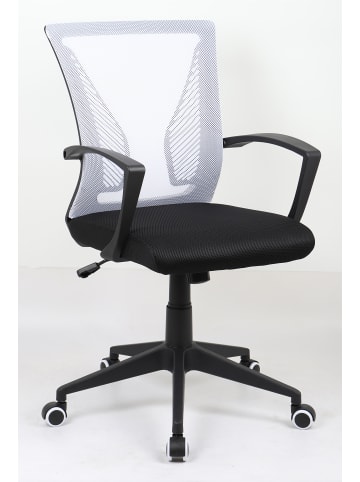 VCM  Bürostuhl Schreibtischstuhl Offilo in Schwarz / Weiß