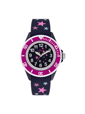 s.Oliver Armbanduhr Lovely Time in mehrfarbig