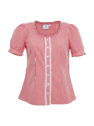 Spieth & Wensky Bluse DOTTERBLUME in rot