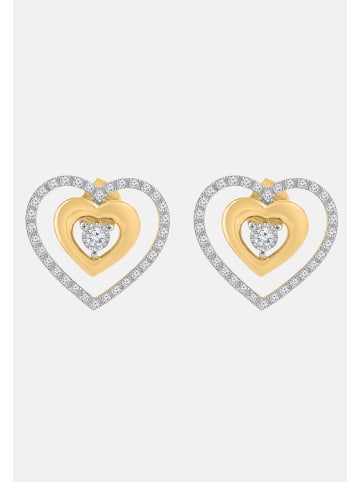 Diamant Exquis Ohrringe aus 375 Gelbgold mit Diamant