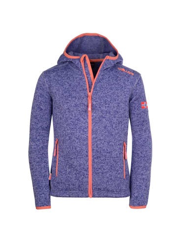 Trollkids Kapuzen Fleecejacke "Jondalen XT" in Lavender/Dunkellila