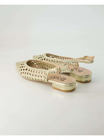 Lisa & Jo Slingpumps in Gold