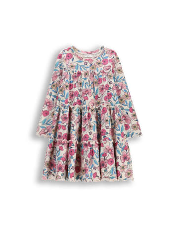 Coccodrillo Geripptes Kleid mit langen Ärmeln in bunt