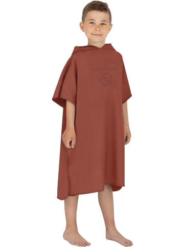 normani Kinder Badeponcho aus Mikrofaser Manati in Rot