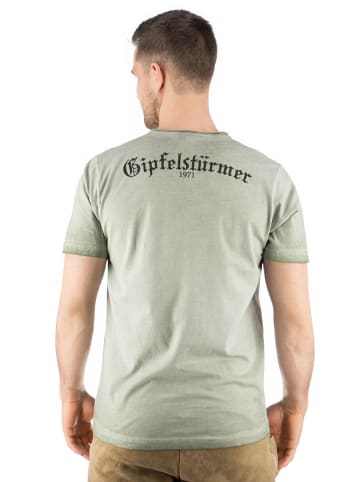 OS-Trachten T-Shirt Praiol in khaki/schlamm