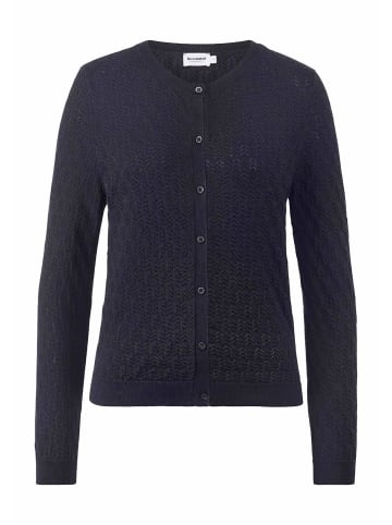 Hessnatur Hessnatur Strick Jacke Regular aus Bio-Baumwolle und Schurwolle in marine