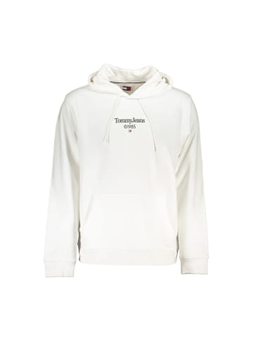 Tommy Hilfiger Weißes Baumwoll-Kapuzen-Sweatshirt