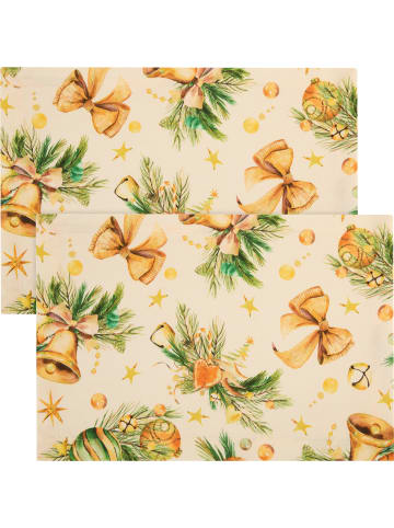 Erwin Müller Tischset 2er-Pack in creme