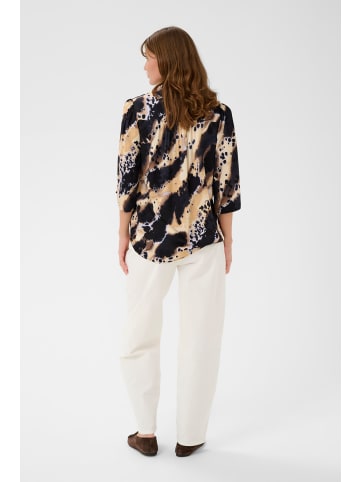 Soaked in Luxury Kurzarmhemd SLClero Gerade Passform in Purple Heather Nebula Print