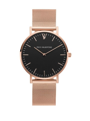 Paul Valentine Analoguhr für Damen in Schwarz