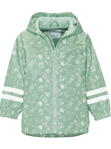 Playshoes Kinder Regenjacke "Regenjacke Fleece-Futter" in Grün