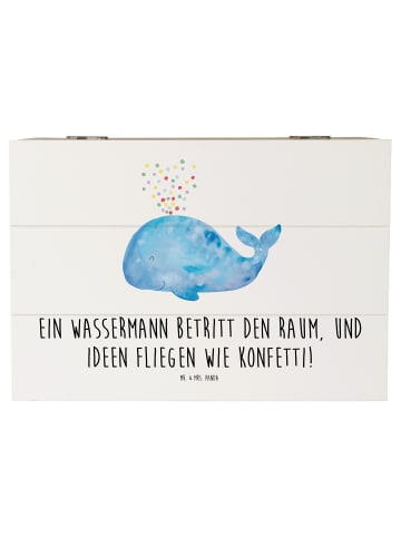 Mr. & Mrs. Panda Aufbewahrungsbox Wassermann Ideenflug mit Spruch in Weiß