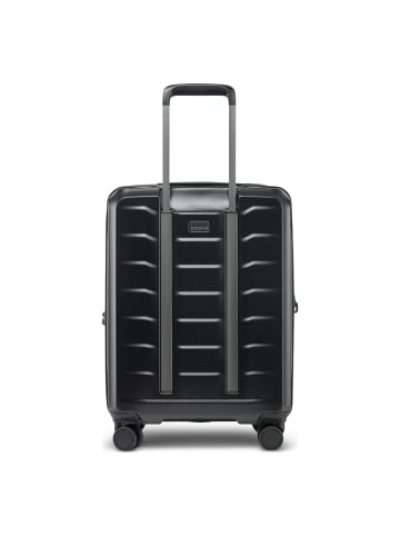 Stratic Phoenix 4 Rollen Kabinentrolley 55 cm mit Dehnfalte black