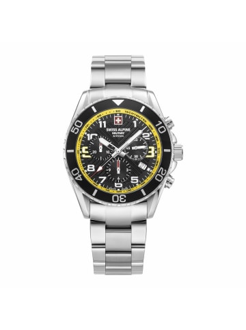 Swiss Alpine Military by Grovana Analoguhr für Herren in silber