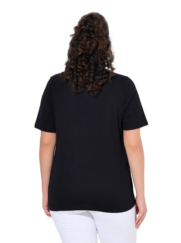 Ulla Popken Shirt in schwarz