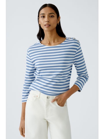Oui T-Shirt SUNALA in blue white