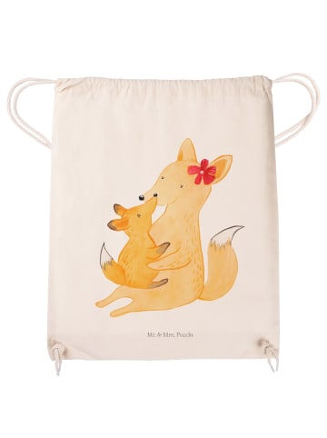 Mr. & Mrs. Panda Jutebeutel Fuchs Mama ohne Spruch in Creme