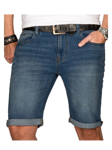 INDICODE Jeansshorts B556a in Mittelblau