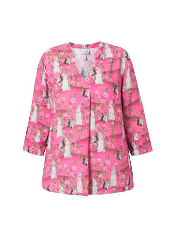 Ulla Popken Tunika in fuchsia pink