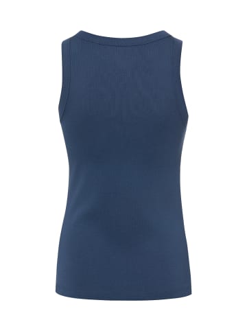Marie Lund Top in indigo - 0051