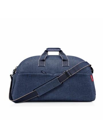 Reisenthel travelling overnighter plus - Reisetasche in herringbone dark blue