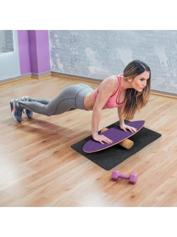 COSTWAY Balance Board für zuhause in Lila
