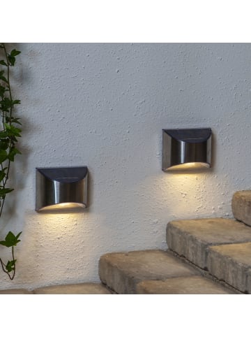 STAR Trading Solar-Wandleuchte Wally 2er-Set