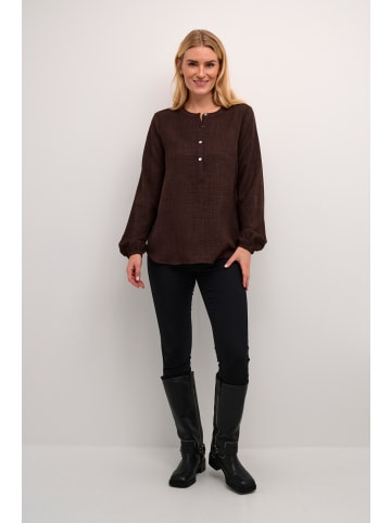 Kaffe Langarm-Bluse KAellen Regular fit in Java CC