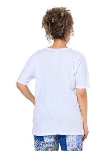Ulla Popken Shirt in schneeweiß