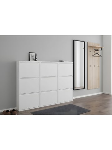 ebuy24 Schuhschrank Pisa Weiß 150 x 16 cm