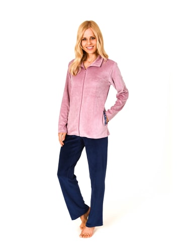 NORMANN Hausanzug Homewear Nicky Velvet - 15722 in marine