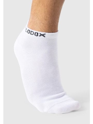 SMILODOX Unisex Sneakersocken 3er Pack in Weiß / Weiß / Weiß