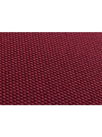 MCW 2er-Set Gartenstuhl Q38 Seilgeflecht, Gestell hellgrau, Polster bordeaux