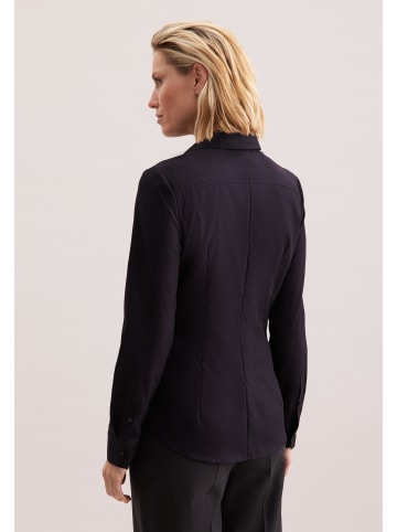 Seidensticker Hemdbluse Slim in Schwarz