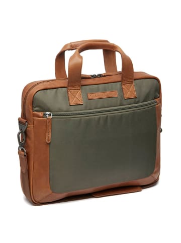 The Chesterfield Brand Fusion Narvik Aktentasche 40 cm Laptopfach in steel green