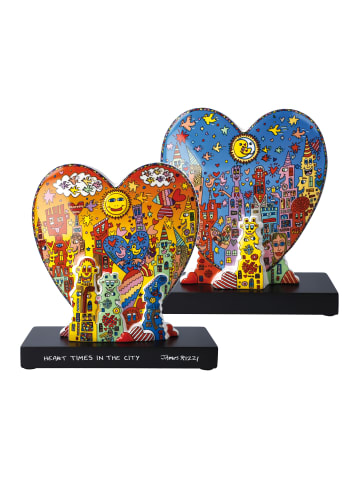 Goebel Figur " James Rizzi Heart times in the City " in Bunt