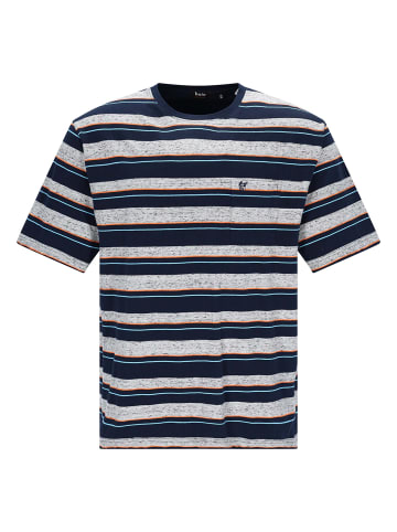 hajo Pyjama in Blau/Grau