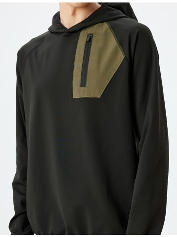 KOTON Sweatshirt in Schwarz